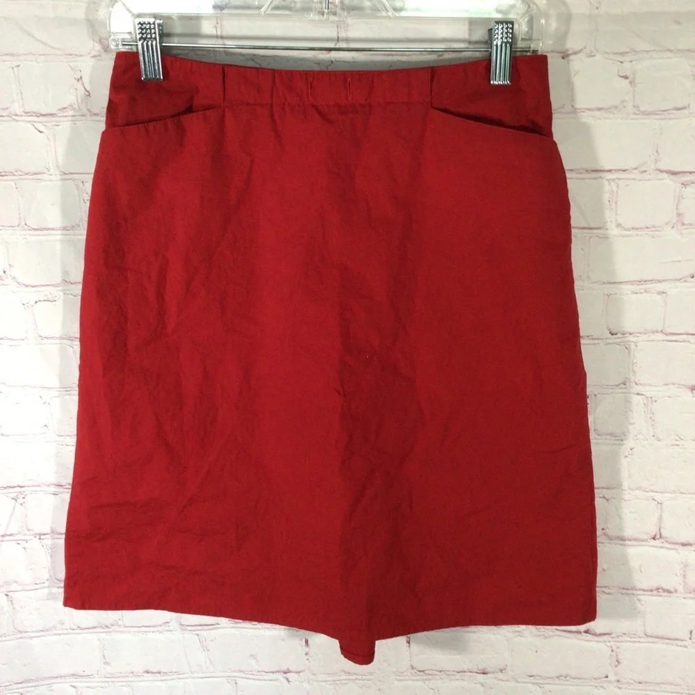 Moda International Red Skirt with Pockets - Size 4